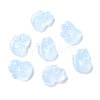Electroplate Glass Cabochons LS-EGLA-D007-04G-1