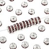 Brass Grade A Rhinestone Spacer Beads RB-A014-Z8mm-10S-1