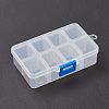 (Defective Closeout Sale: Scratch Mark) Plastic Bead Storage Containers CON-XCP0007-15-2