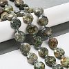 Natural Rhyolite Jasper Beads Strands G-NH0004-011-2