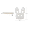 Bunny Natural Freshwater Shell Beads SHEL-CJ0001-13-2