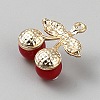 Alloy Plastic Pendants LS-FIND-WH0366-283G-2
