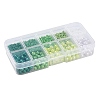 DIY 10 Grids ABS Plastic & Glass Seed Beads Jewelry Making Finding Beads Kits DIY-G119-01G-4