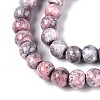 Baking Paint Glass Beads Strands DGLA-N016-4mm-03-3