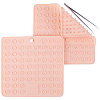 2Pcs Square Silicone Hot Mats for Hot Dishes AJEW-GF0008-26C-1