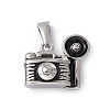 304 Stainless Steel Pendants STAS-G285-01AS-1