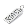 Non-Tarnish 304 Stainless Steel Pendants STAS-C097-64P-2