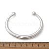 304 Stainless Steel Cuff Bangles BJEW-S161-08S-5