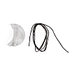 Moon Glass Suncatchers HJEW-Z009-01B-01-1