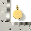 Ion Plating(IP) 304 Stainless Steel Pave Shell Pearl Half Round Charms FIND-Z028-36G-3