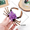 Natural Amethyst Crab Display Decorations PW-WG0F92B-01-2