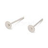 Rack Plating Iron Ear Studs Findings IFIN-M029-06P-NR-2