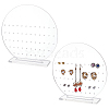 Acrylic Earring Display Stands EDIS-WH0006-33B-1