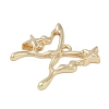 Golden Alloy Pendants PALLOY-U003-09G-02-2