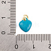 Rack Plating Brass Enamel Pendants KK-P269-10G-03-3