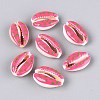 Natural Cowrie Shell Beads SSHEL-N034-35-06-1