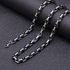 Titanium Steel Byzantine Chains Necklaces FS-WG56795-88-1