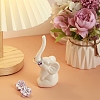 Porcelain Elephant Ring Display Stands PW-WGEE39C-01-2