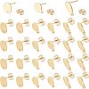 Unicraftale 18 Pairs 3 Style 304 Stainless Steel Stud Earring Findings STAS-UN0030-92-1