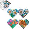 DIY Flower Heart Bookmark Diamond Painting Kit PW-WG45A0E-01-5