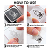 PVC Plastic Clear Stamps DIY-WH0631-0594-7