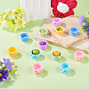 12Pcs 6 Colors Resin Basket Mini Model AJEW-TA0005-85-8