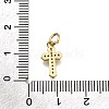 Brass Micro Pave Cubic Zirconia Pendants KK-Z100-39G-04-3