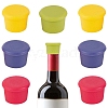 Gorgecraft 8Pcs 4 Colors Silicone Bottle Caps SIL-GF0001-22-1