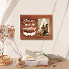 MDF Wood Photo Frames DIY-WH0231-056-7