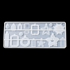 Mixed Shape Pendant Silicone Molds DIY-YW0006-74-2