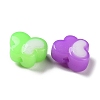 Two Tone Opaque Acrylic Beads SACR-I005-01B-2