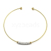 202 Stainless Steel Cuff Bangle & Necklace & Hoop Earrings Sets SJEW-M101-01G-2