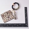 Leather Wristlet Keychain Bracelet Wallet for Women JX633A-8