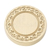 Flower Frame Brass Stamp Heads AJEW-M037-09G-05-2