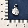 925 Sterling Silver Lotus Flower Charms STER-U009-01S-02-4