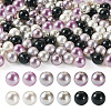 150Pcs 6 Colors Shell Pearl Beads Sets BSHE-TA00020-07-1