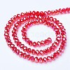 Electroplate Glass Beads Strands LS-EGLA-A034-T10mm-B06-2