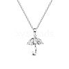 SHEGRACE Cute Design Rhodium Plated 925 Sterling Silver Necklace JN435A-1