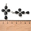 Natural Obsidian Pendants GG-CBA9F30-02P-15-3