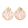 Alloy Enamel Pendants ENAM-C005-31G-01-2