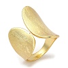 Rack Plating Brass Cuff Finger Rings for Women RJEW-C114-13F-G-1