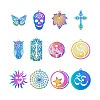 24Pcs 12 Styles PVD Vacuum Plating 201 Stainless Steel Pendants STAS-CW0001-03-1