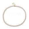 Cubic Zirconia Tennis Necklaces NJEW-G017-01D-G-2
