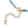 Natural Apatite Beaded Necklaces NJEW-JN02990-03-2