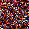 Baking Paint Glass Seed Beads X-SEED-S042-05B-49-3