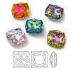 K9 Glass Rhinestone Cabochons RGLA-P036-04B-M-1