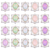 20Pcs Alloy Glass Beads GLAA-SC0003-44A-1