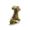 Brass Dog Figurine Statue for Living Room Table Home Decoration DJEW-Q008-06AB-2