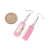 Wine Bottle Resin Dangle Earrings EJEW-JE05878-02-3