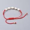 Braided Bead Bracelets BJEW-JB04821-01-2